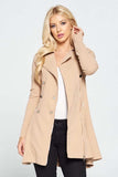 London Flared Blazer Dress - Taupe